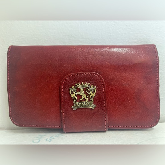 Pratesi Firenze Red Leather Wallet - Picture 2 of 3